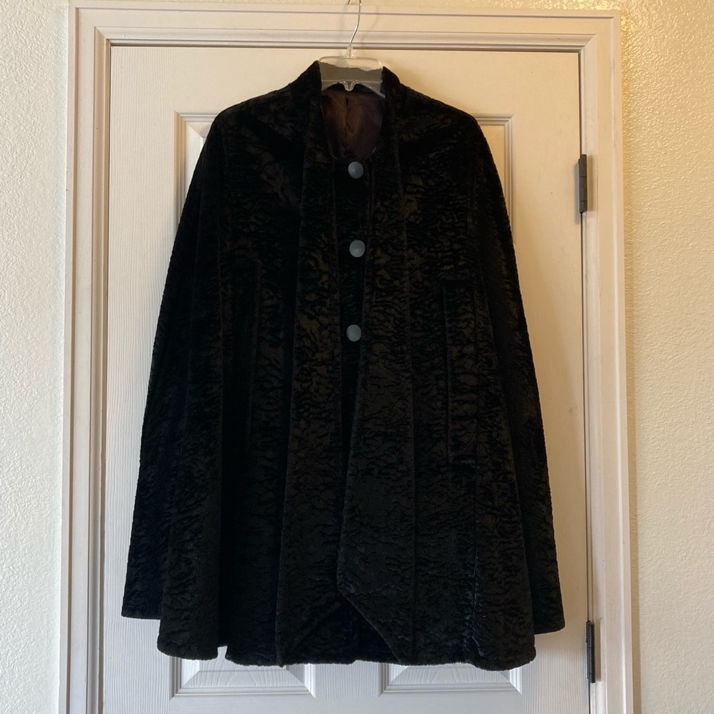 Black Velvet Cape